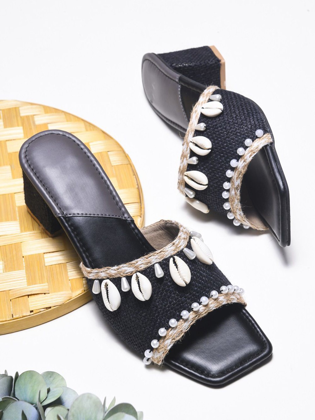 

Try Me Women Open Toe Block Heel Sandals, Black