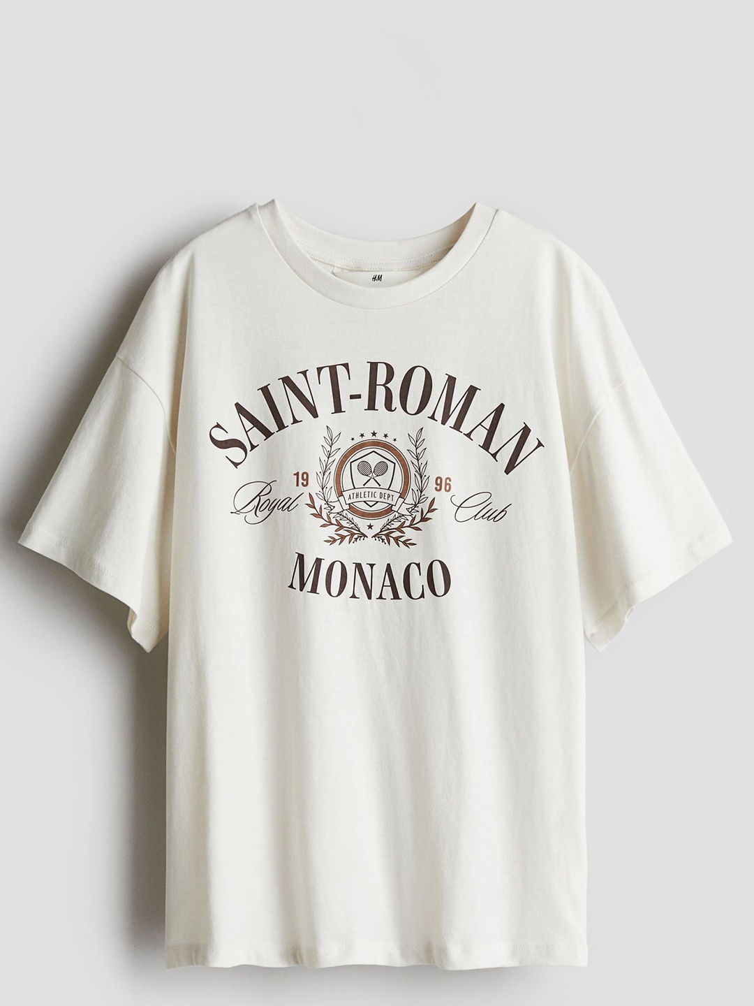 

H&M Girls Oversized T-Shirt, White