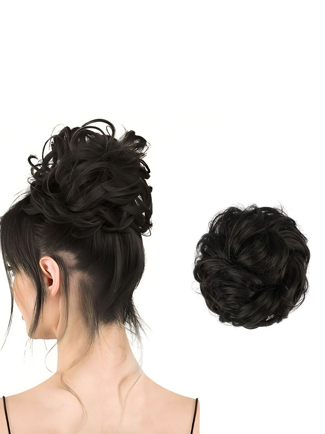 

D-Divine Messy Bun Hair Extension - Black