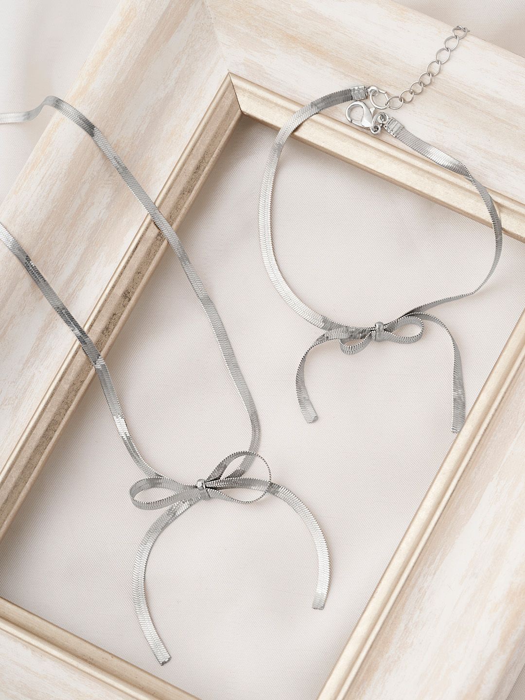 

JOKER & WITCH Audrey Bow Silver-Plated Jewellery Set