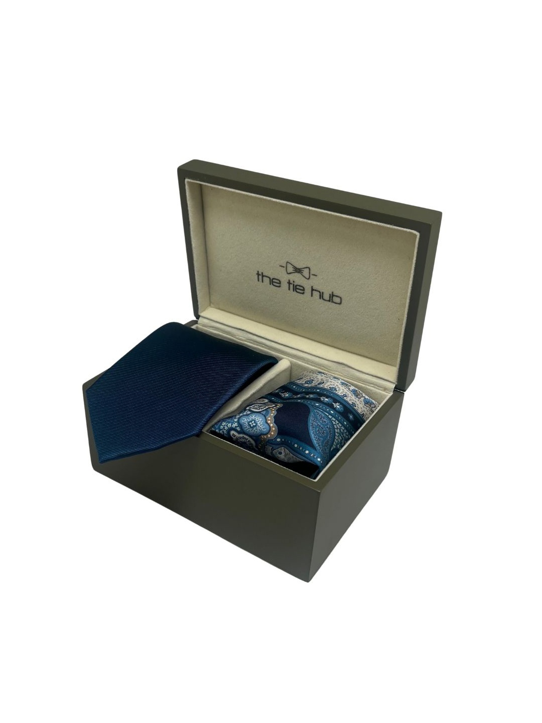 

The Tie Hub Men Accessory Gift Set of, Blue