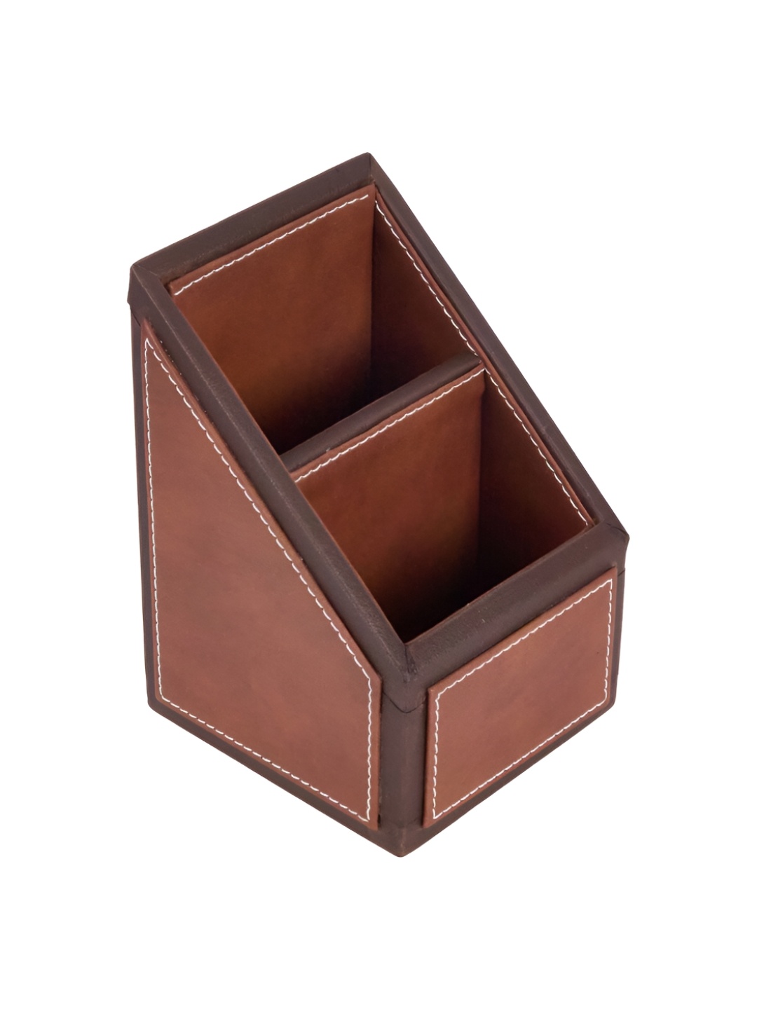 

Premsons Orange & Brown Desk Remote Holder Organiser