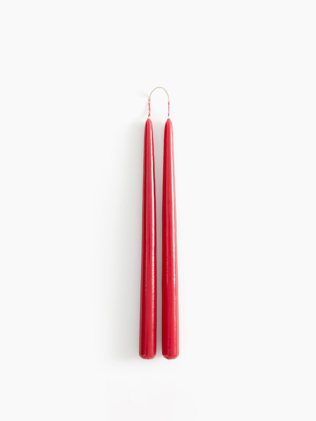 

H&M 2-Pack Red Glossy Tapered Candles