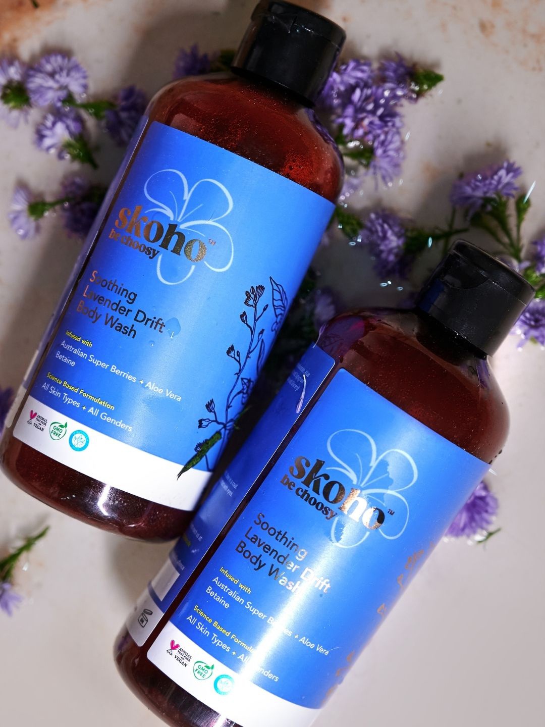 

SKOHO Lavender Natural Body Wash for Gentle Cleansing & Moisturizing - 250 ml