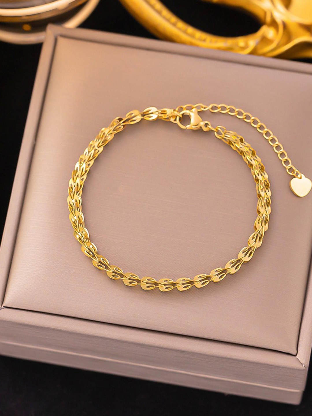 

MYKI Gold-Plated Stainless Steel Wraparound Bracelet