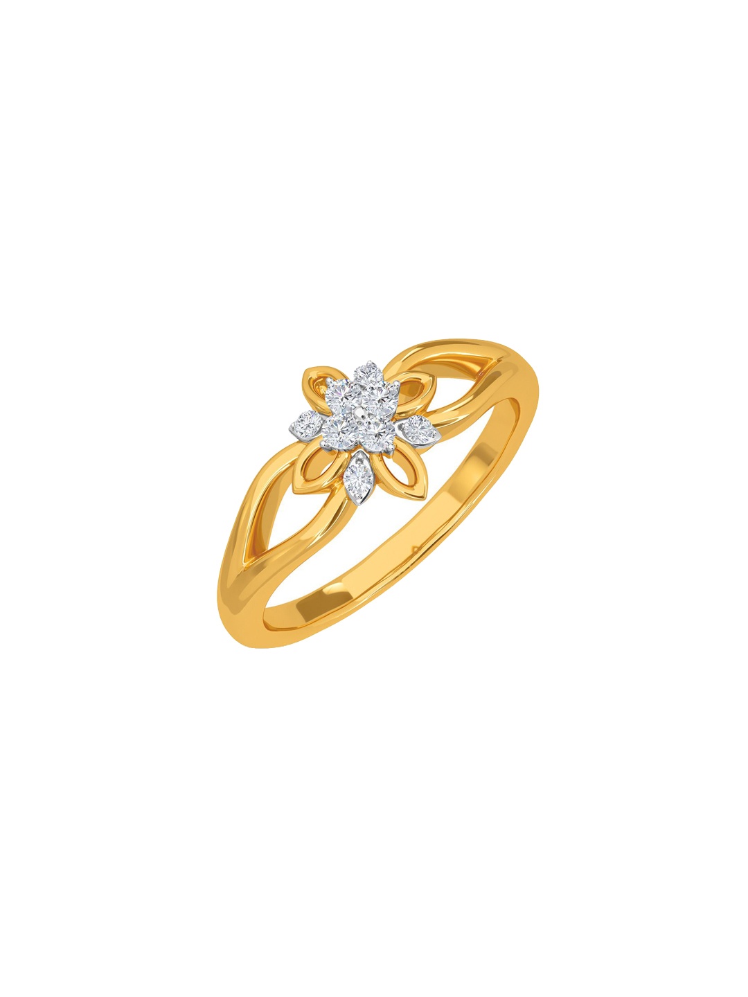 

KISNA DIAMOND AND GOLD JEWELLERY 14KT Finger Ring Diamond - 2.31 gm