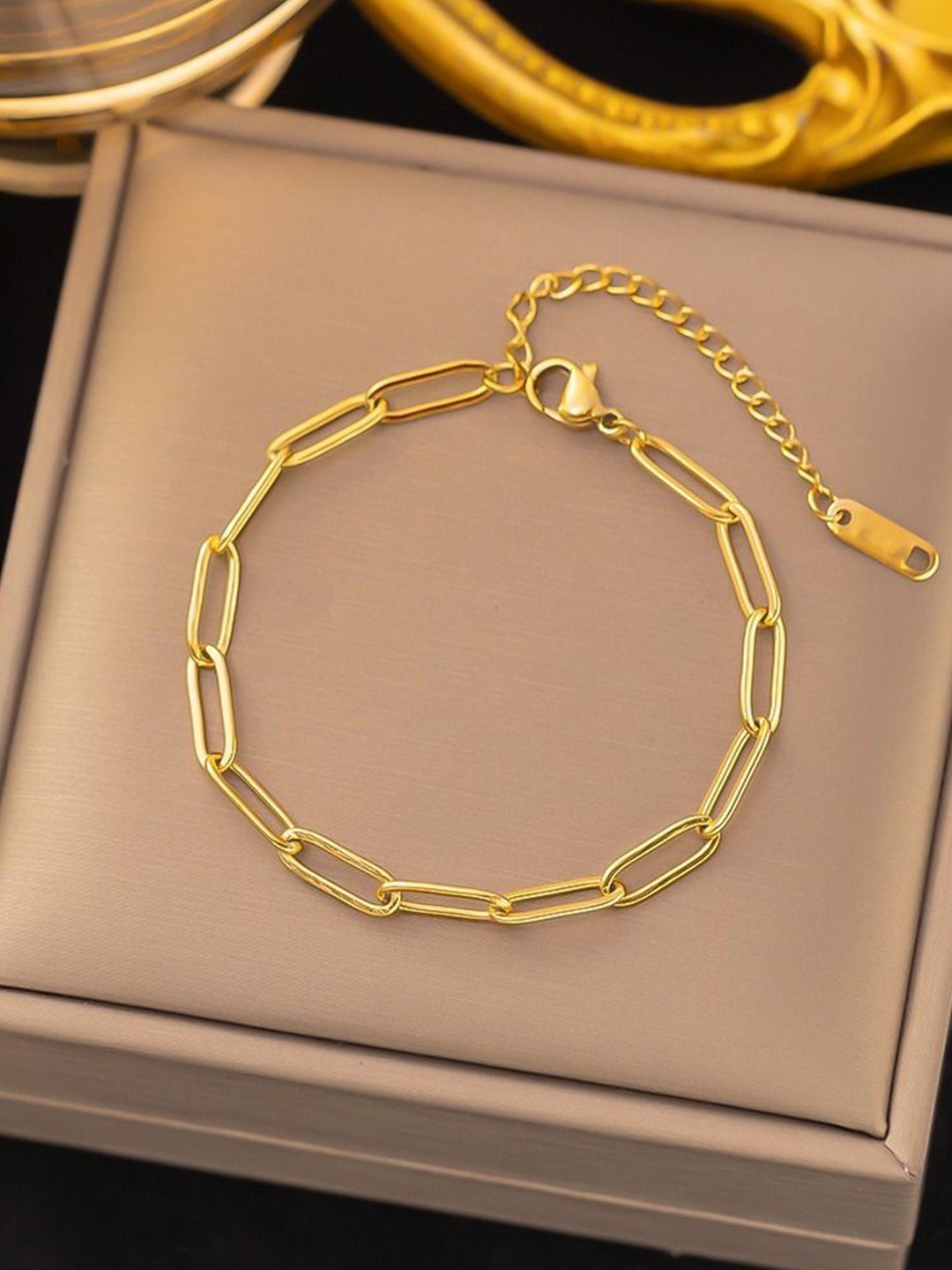 

MYKI Gold-Plated Stainless Steel Wraparound Bracelet
