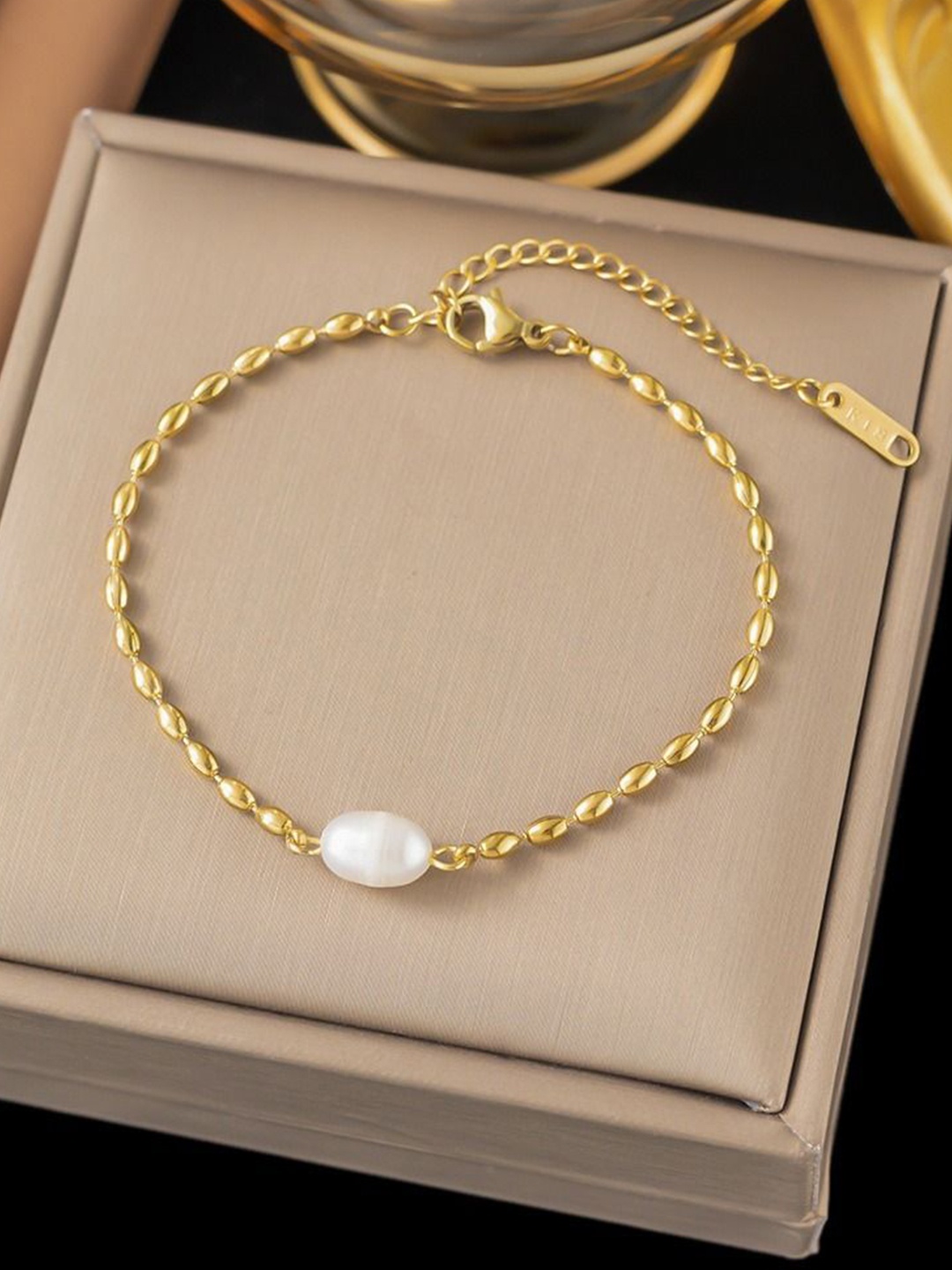 

MYKI Gold-Plated Stainless Steel Wraparound Bracelet