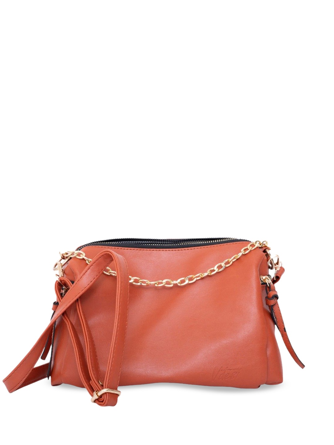 

Vdesi Women Textured Solid Structured Shoulder Bag, Tan