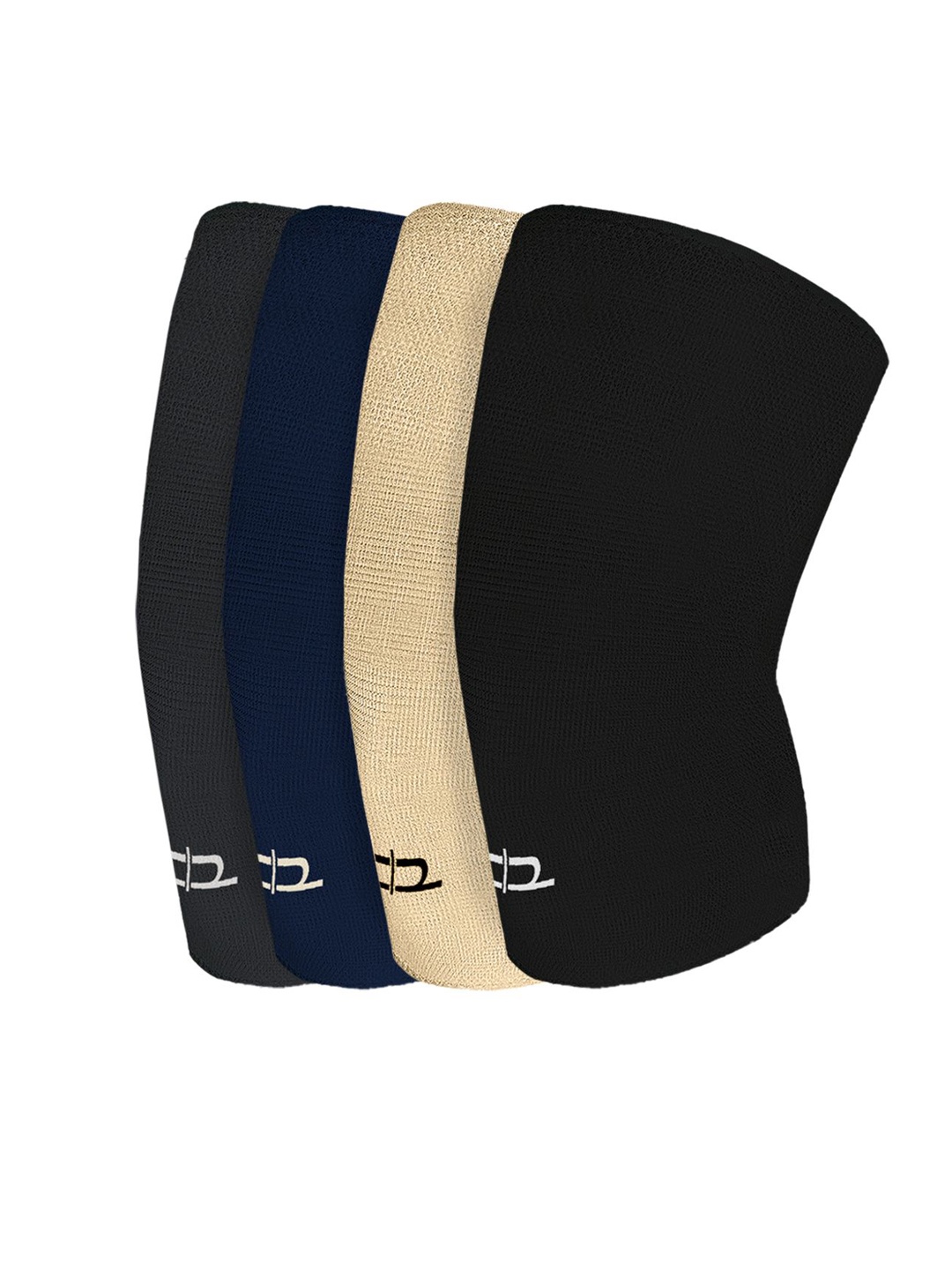

Heelium Pack Of 4 Knee Sleeves For Blood Circulation & Recovery, Black