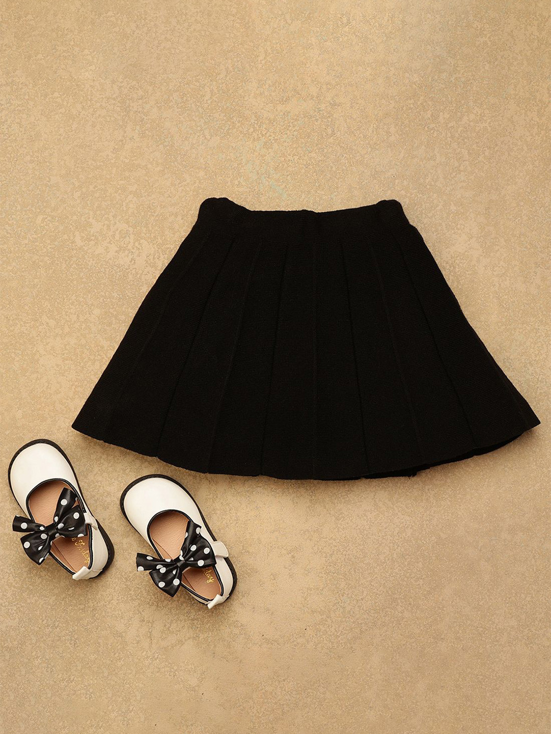 

One Friday Girls A-Line Pleated Skirts, Black