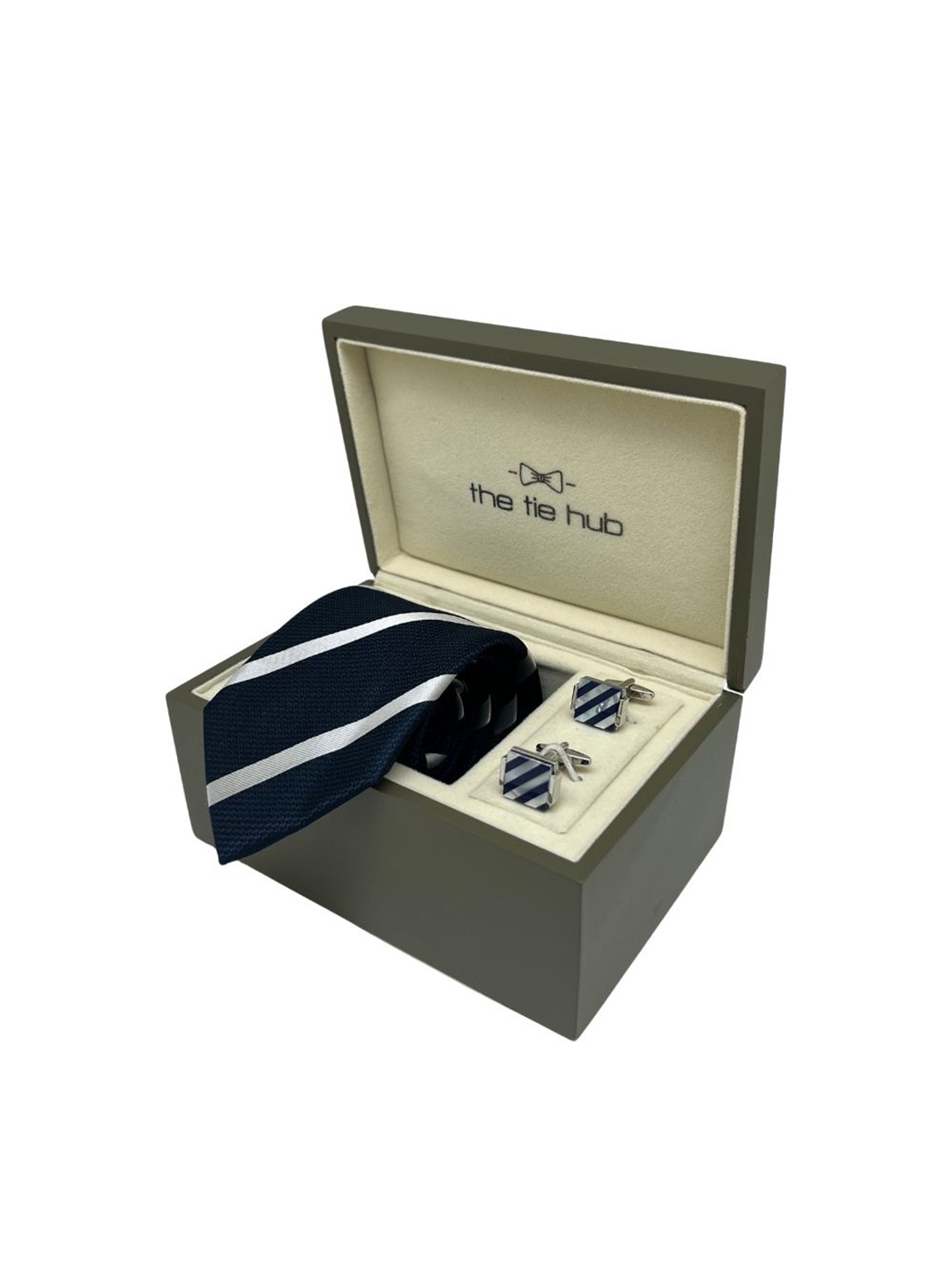 

The Tie Hub Men Accessory Gift Set of, Navy blue