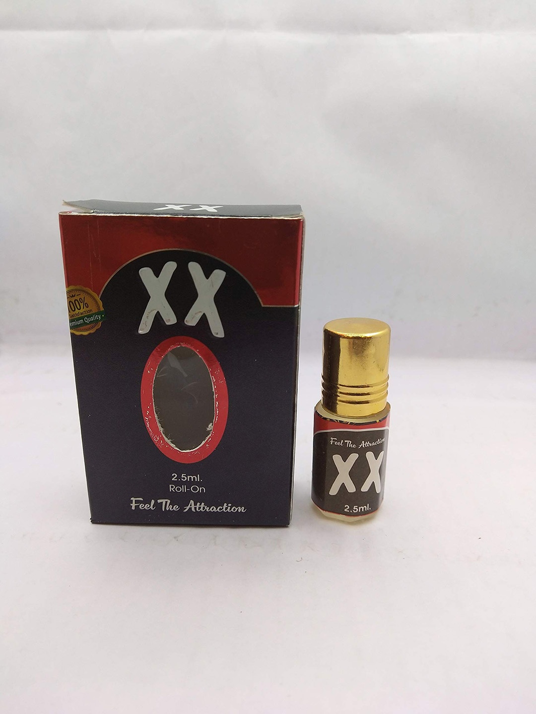 

RAVIOUR LIFESTYLE Xx 100% Pure Red Rose Long Lasting Attar - 2.5 ml, Transparent
