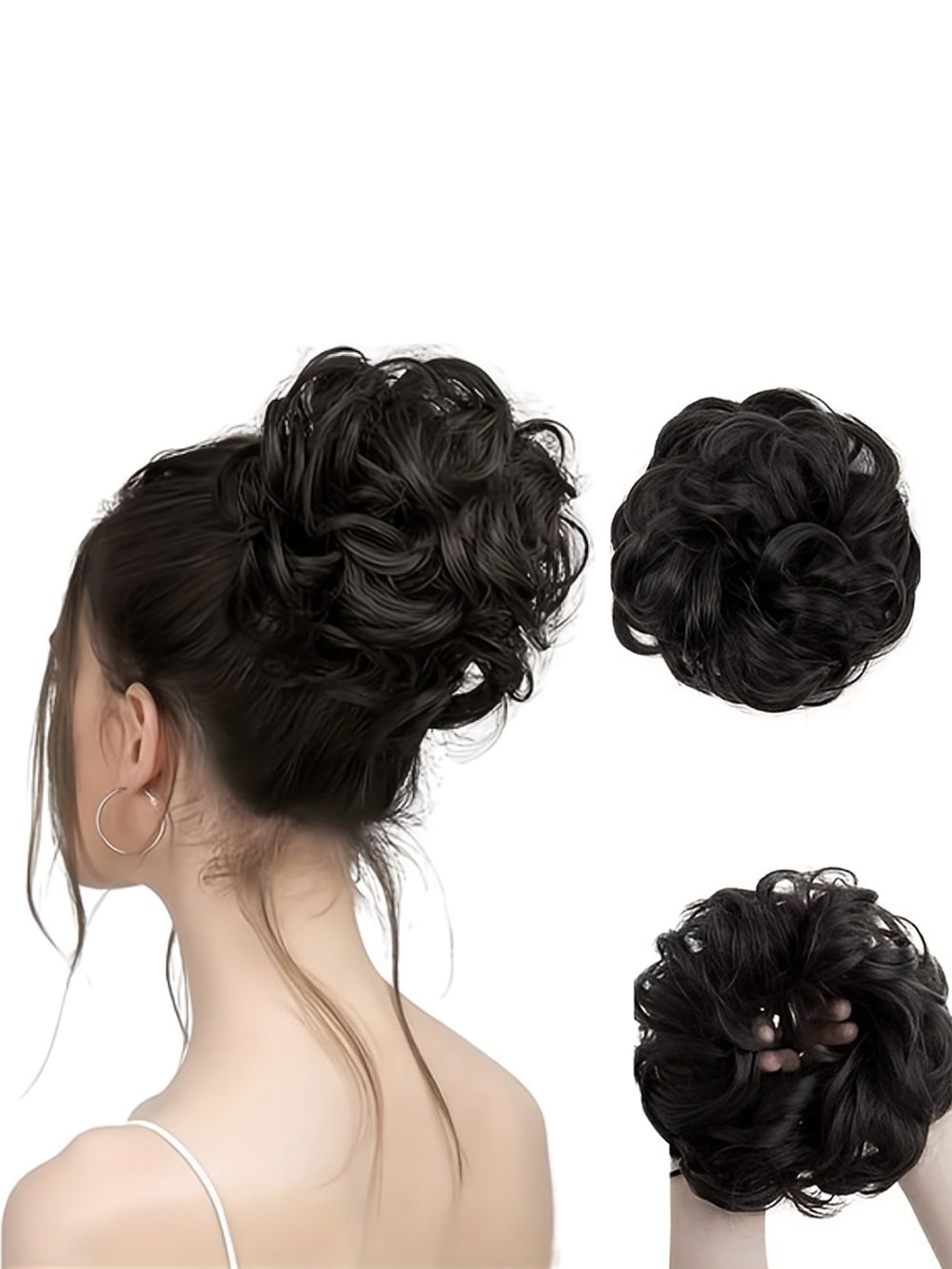 

D-Divine Messy Bun Hair Extension - Black
