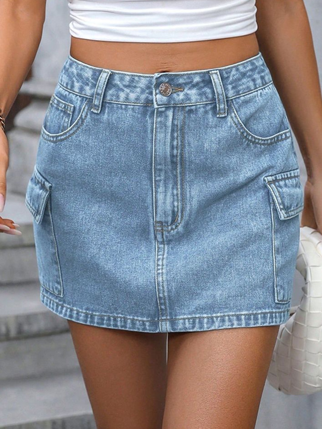 

LULU & SKY Women Mini Skorts, Blue