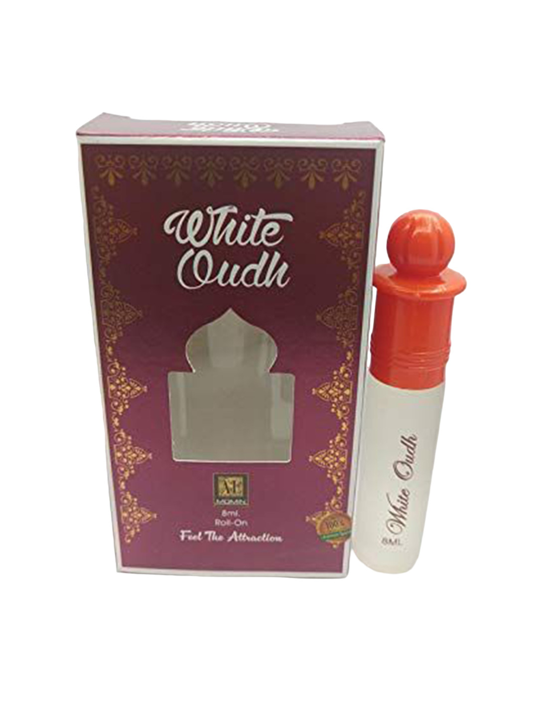 

RAVIOUR LIFESTYLE 100% Pure White Oudh Floral Roll On Attar- 8 ml, Transparent