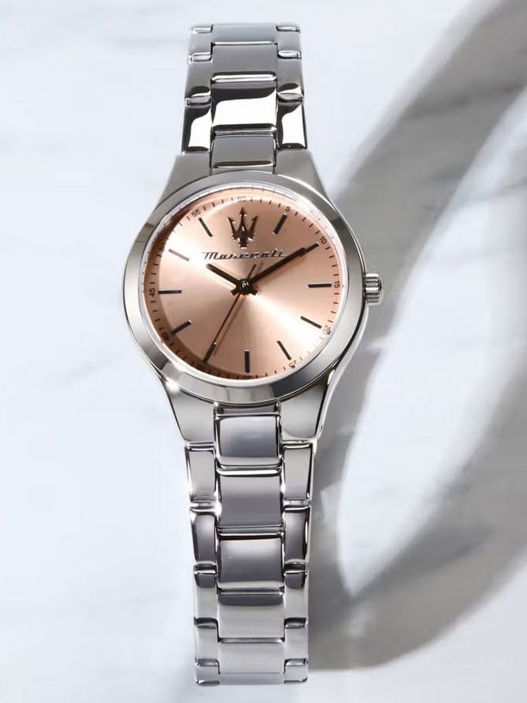 

Maserati Women Dial & Stainless Steel Straps Analogue Multi Function Watch R8853151507, Pink