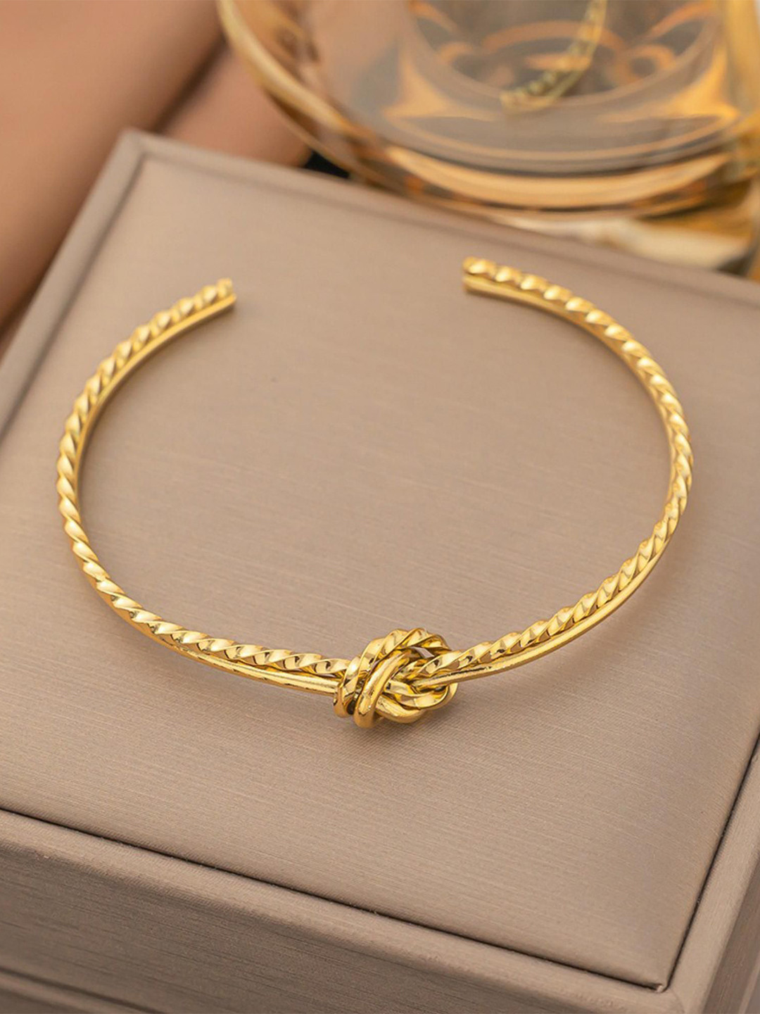 

MYKI Gold-Plated Stainless Steel Cuff Bracelet