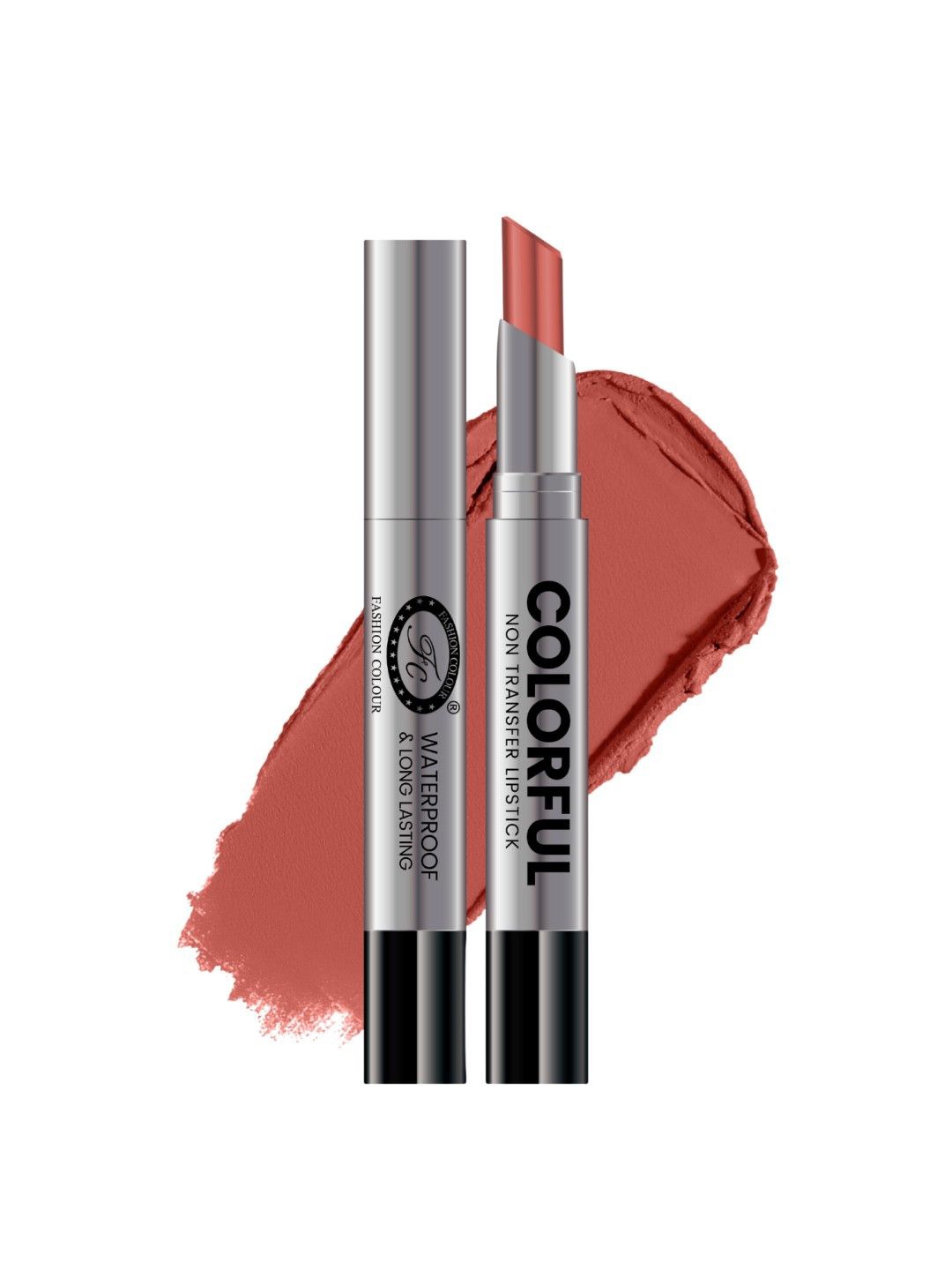 

Fashion Colour Colorful Long Lasting Non Transfer Lipstick - 2.6g - Red Iron 319