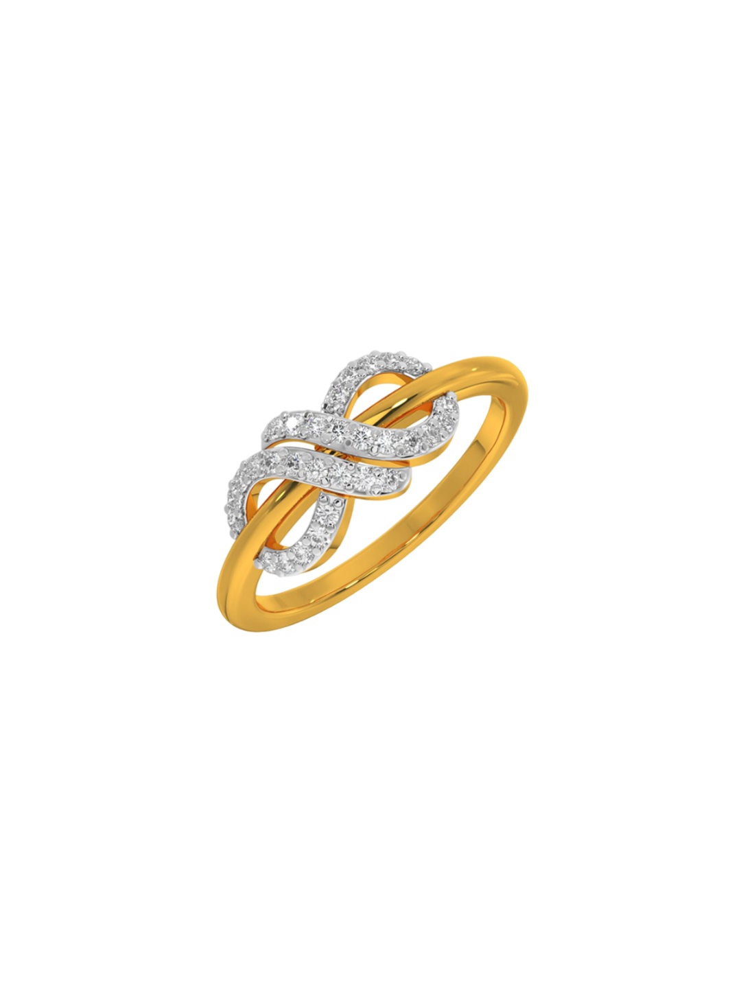 

KISNA DIAMOND AND GOLD JEWELLERY Women 14KT Finger Ring Diamond, Yellow