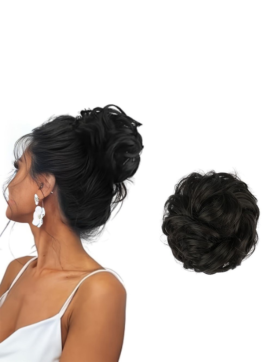 

D-Divine Messy Bun Hair Extension - Black