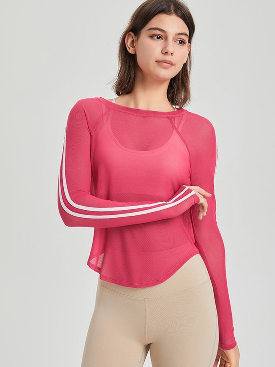 

LULU & SKY Women Boat Neck Regular Top, Pink