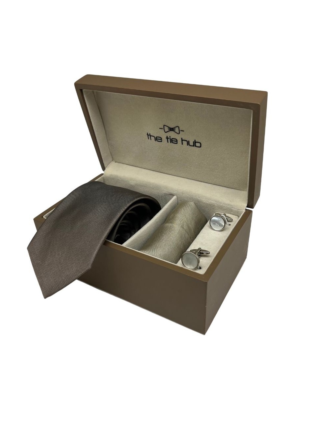 

The Tie Hub Men Accessory Gift Set, Brown