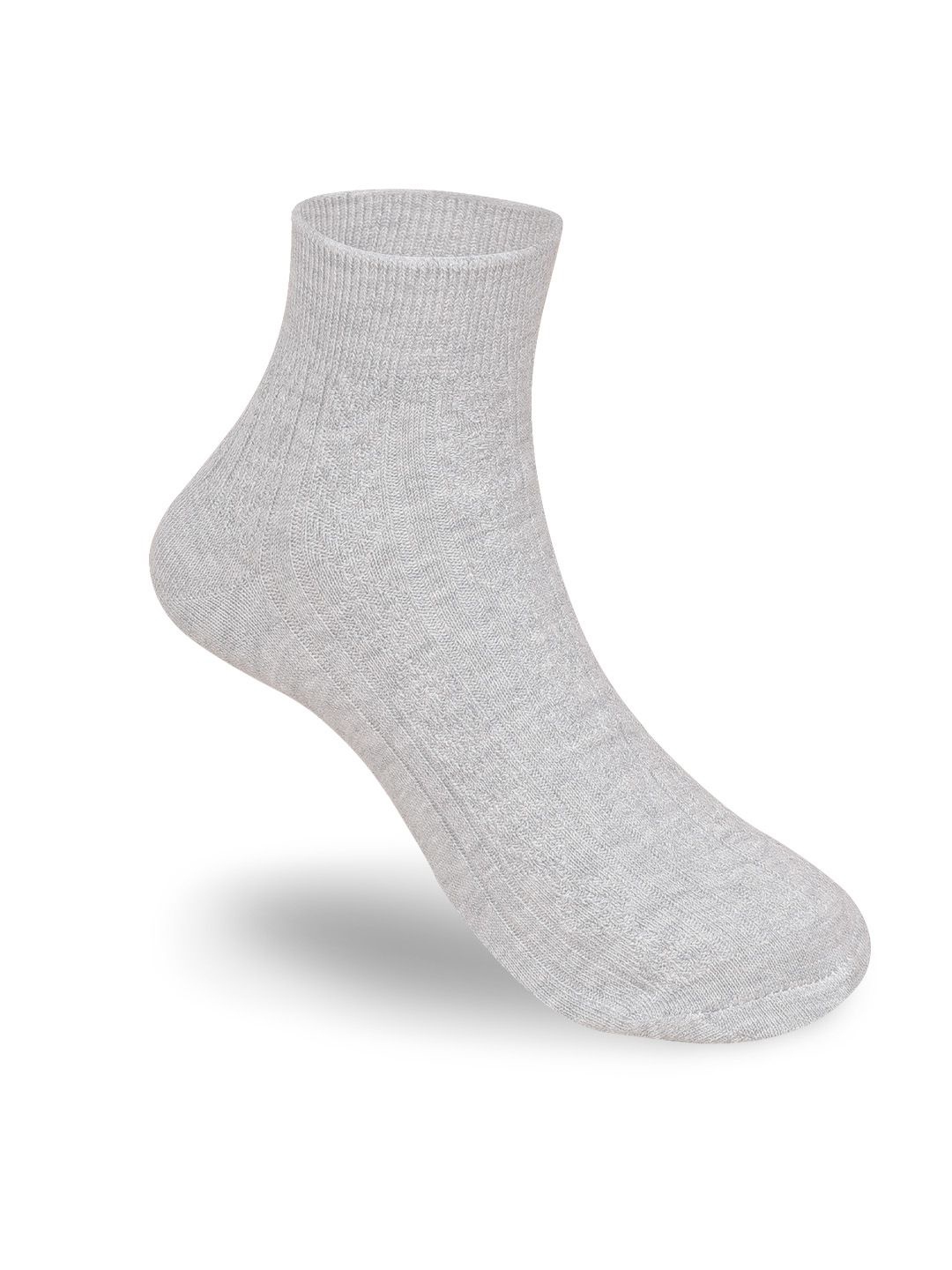 

FOOTPRINTS Women Self-Design Ankle-Length Socks, Grey