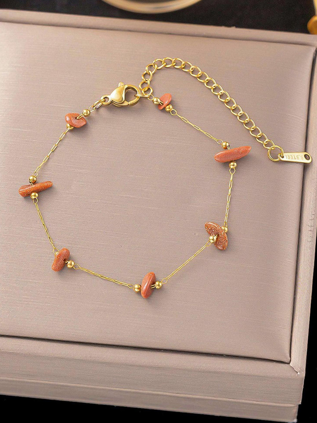 

MYKI Gold-Plated Stainless Steel Wraparound Bracelet