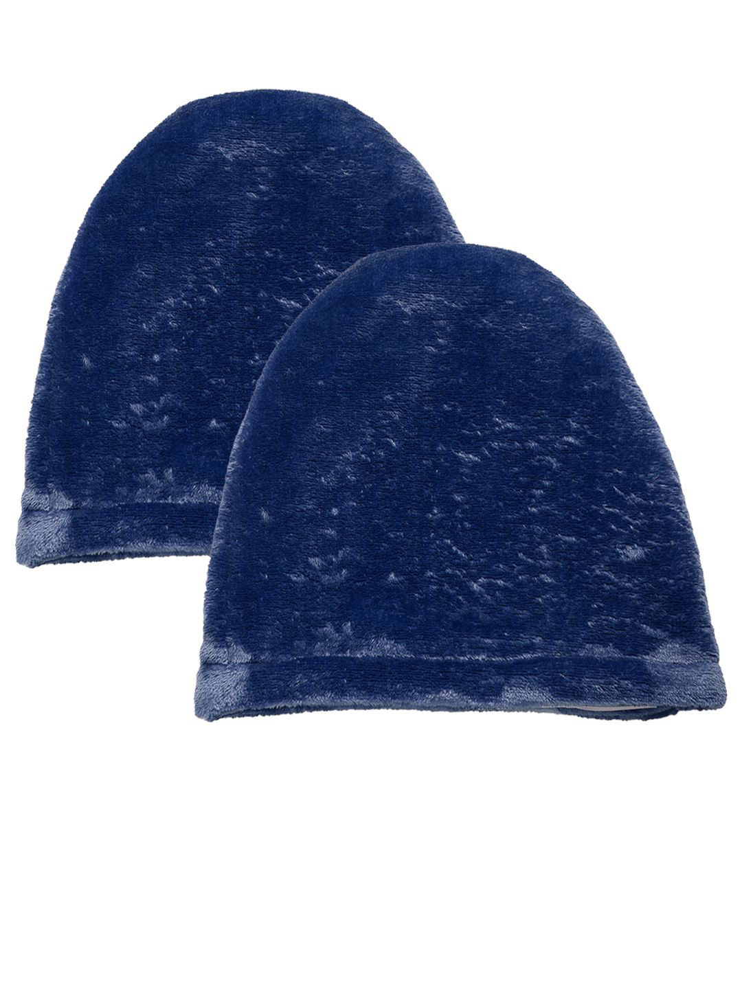 

KLOTTHE Girls Pack Of 2 Winter Beanie Caps, Blue