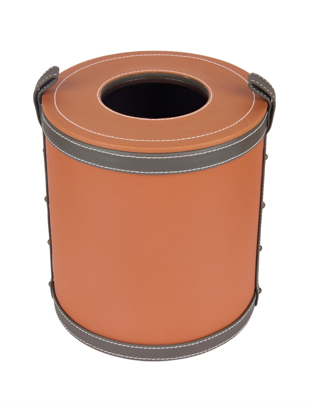 

Premsons Orange-Color & Brown Round Open Dustbin 5 L
