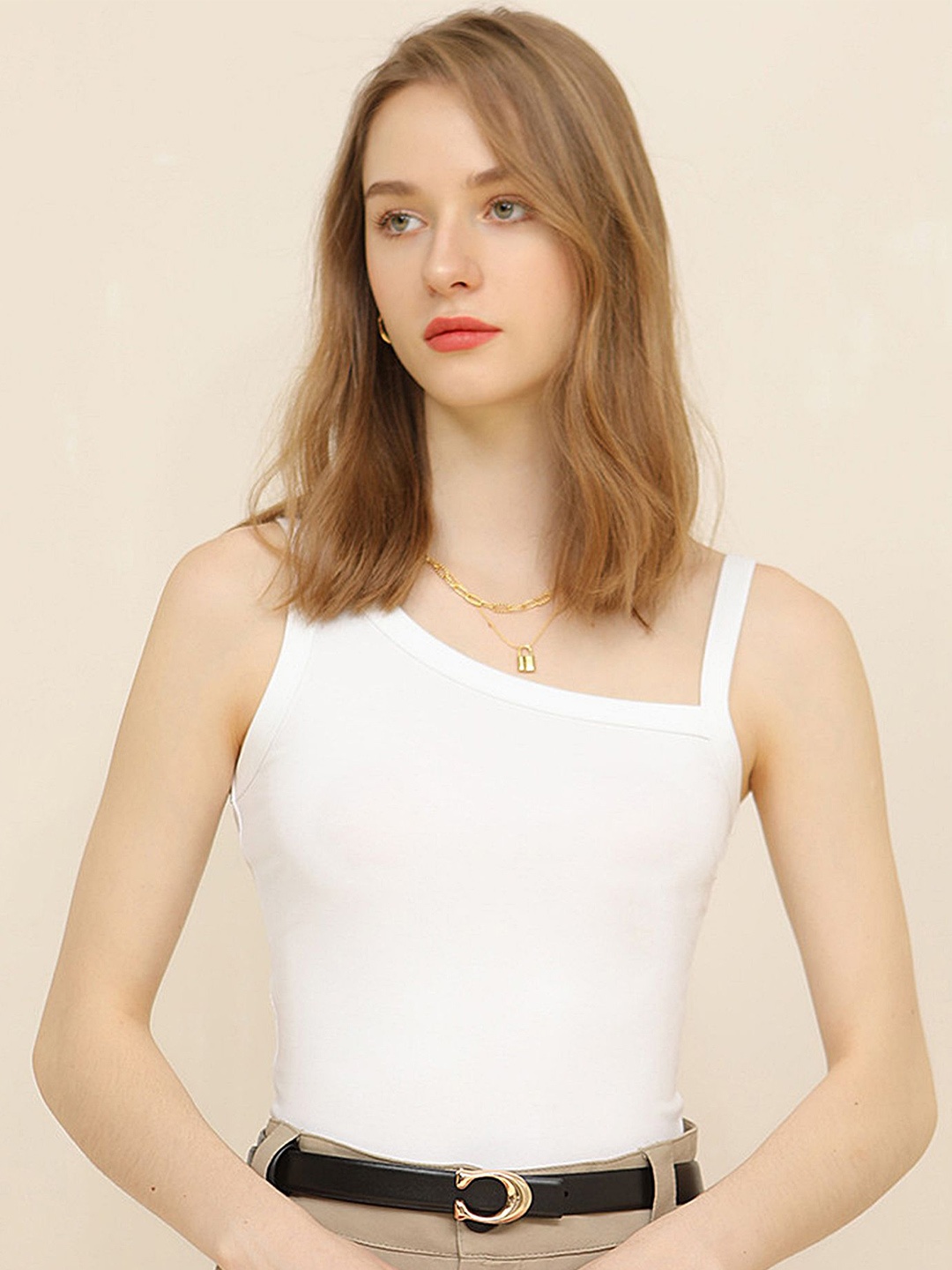 

LULU & SKY Women Top, White