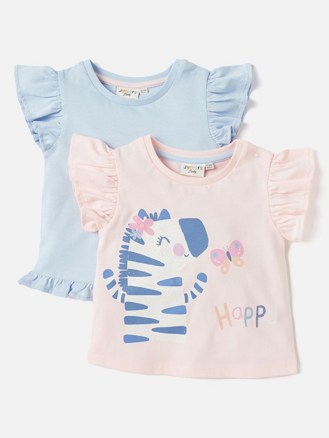 

Juniors by Babyshop Girls Typography 2 Printed T-shirt, Multi