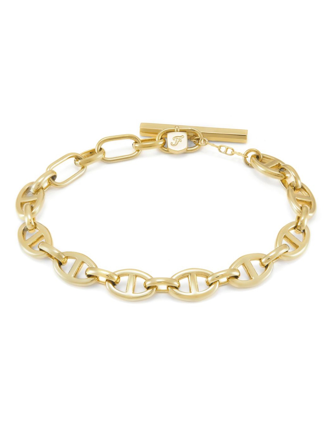 

Fossil Stainless Steel Heritage Wraparound Bracelet, Gold