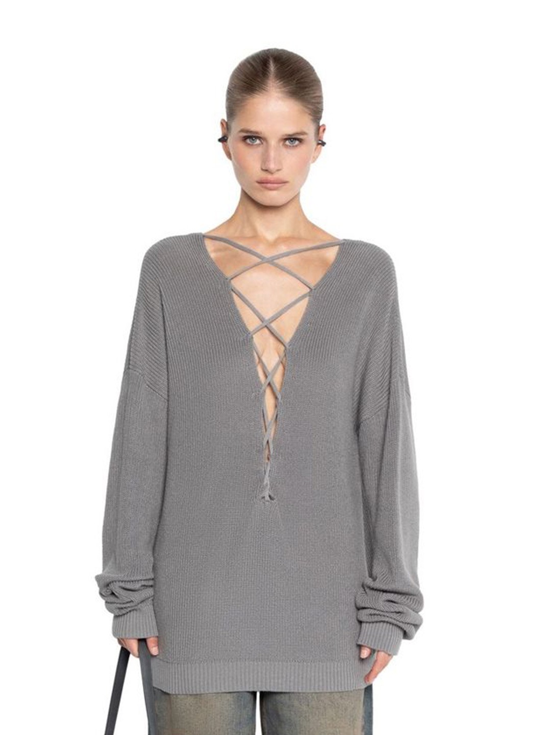 

LULU & SKY Women Cotton Long Sleeves Pullover, Grey