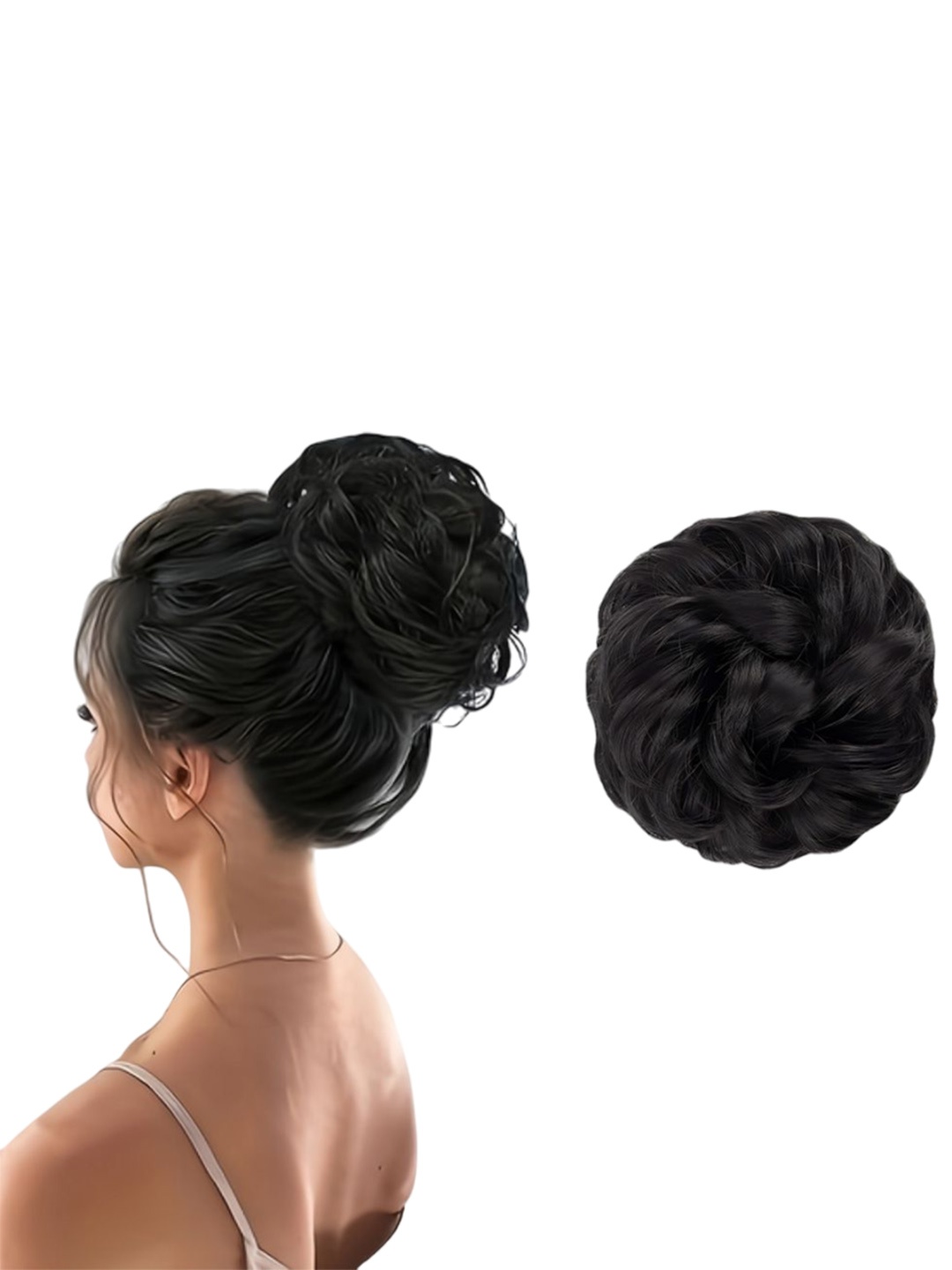 

D-Divine Messy Bun Hair Extension - Black