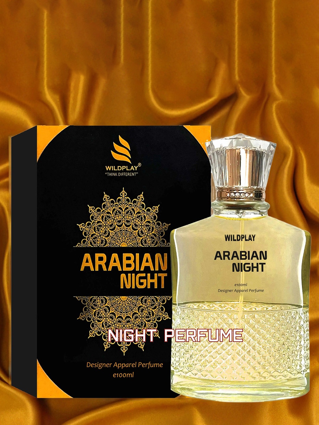 

WILDPLAY Arabian Night Long Lasting Eau De Parfum- 100 ml, Black