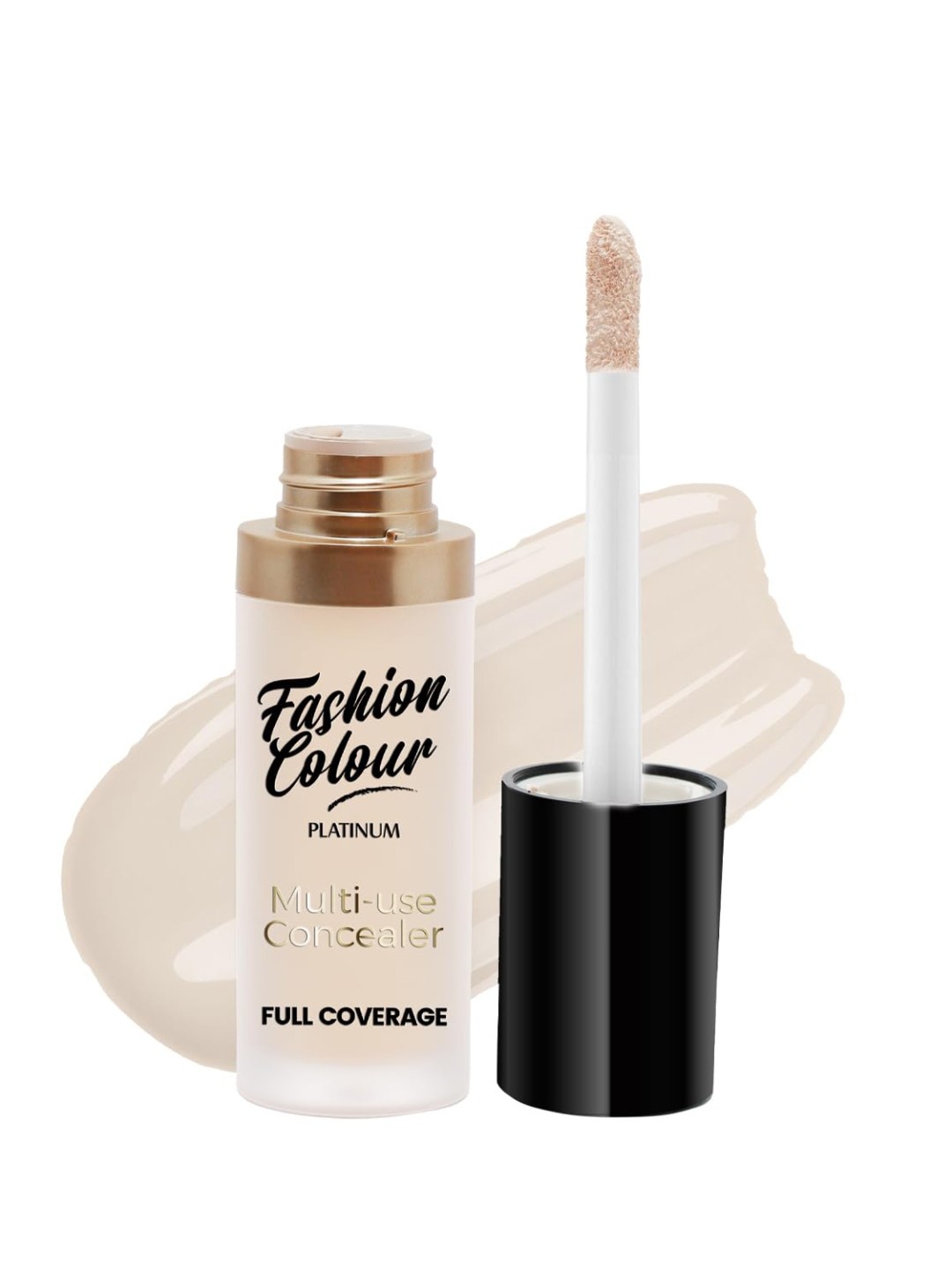 

Fashion Colour Platinum Full Coverage Multi-Use Concealer 15 ml - Natural 02, Cream