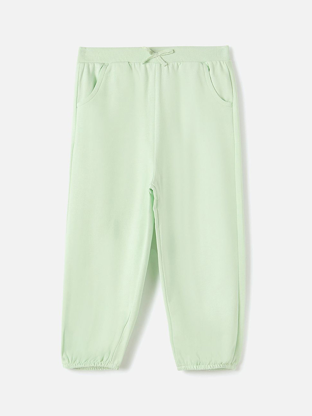 

Juniors by Babyshop Boys Cotton Regular Fit Joggers, Green