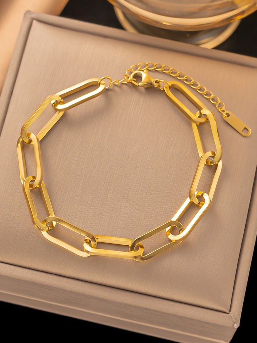 

MYKI Gold-Plated Stainless Steel Wraparound Bracelet