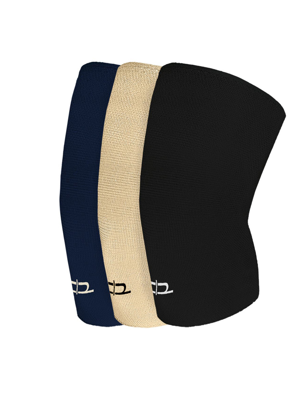 

Heelium Pack Of 3 Bamboo Compression Knee Sleeves, Multi