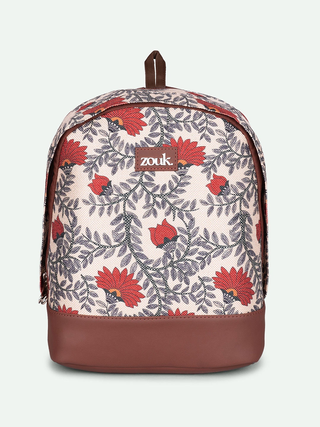 

ZOUK Unisex Compression Straps Backpack, Red