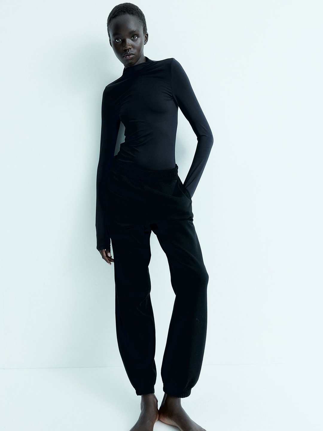 

H&M Relaxed-Fit Joggers, Black