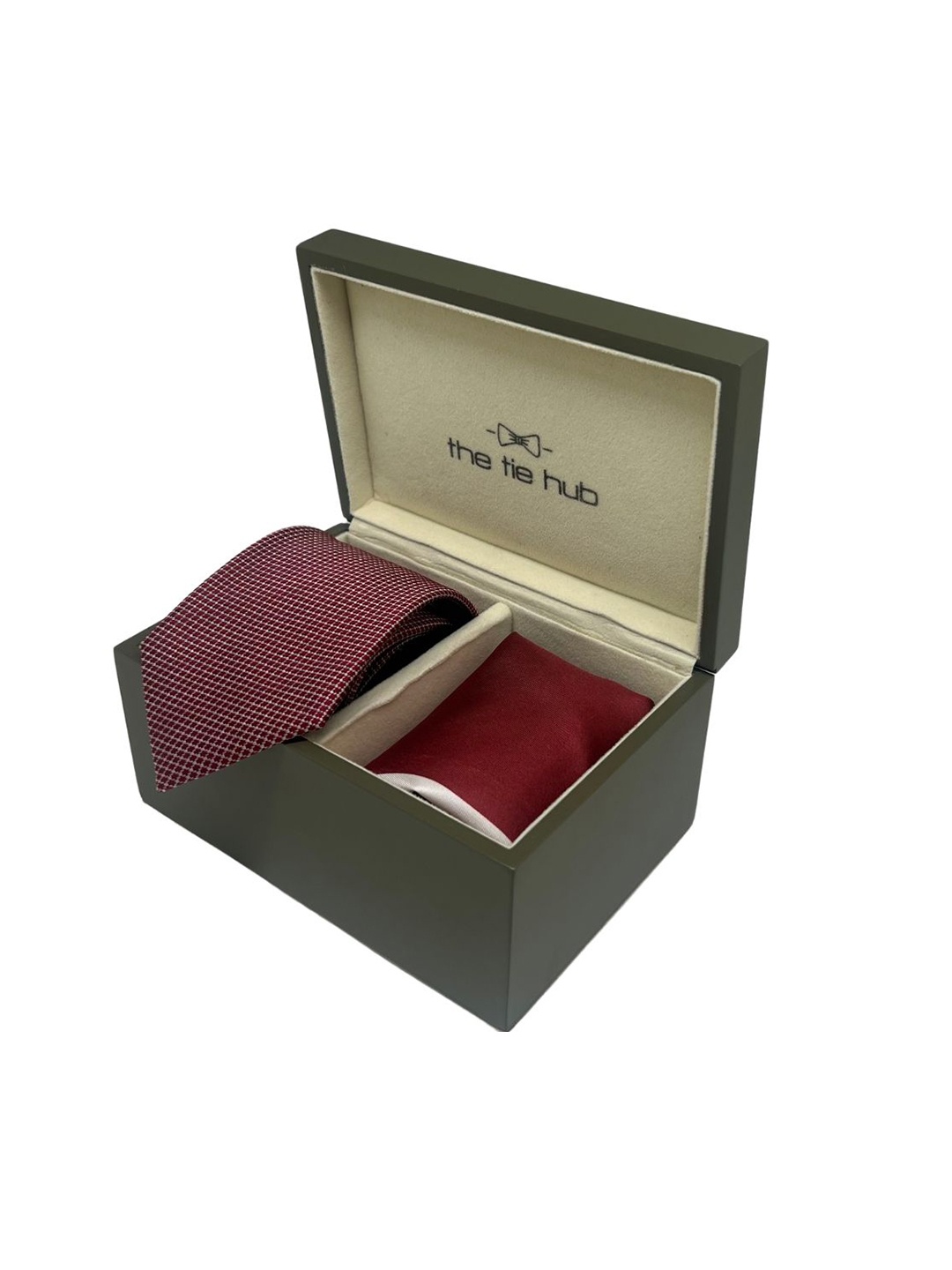 

The Tie Hub Men Accessory Gift Set, Burgundy