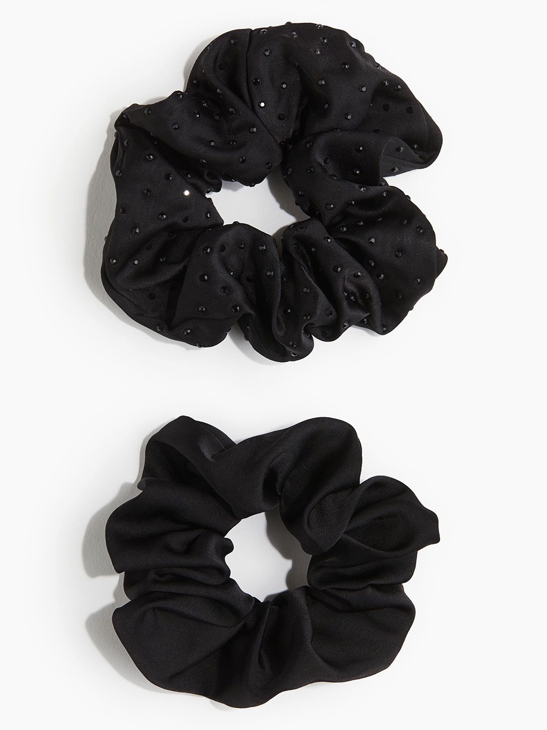 

H&M 2-Pack Scrunchies, Black