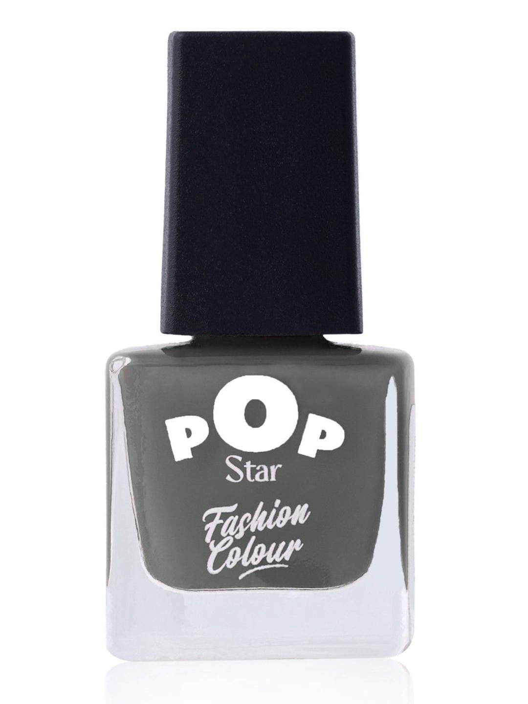 

Fashion Colour Pop Star Quick Drying Glossy Nail Polish - 6.5 ml - 519, Grey