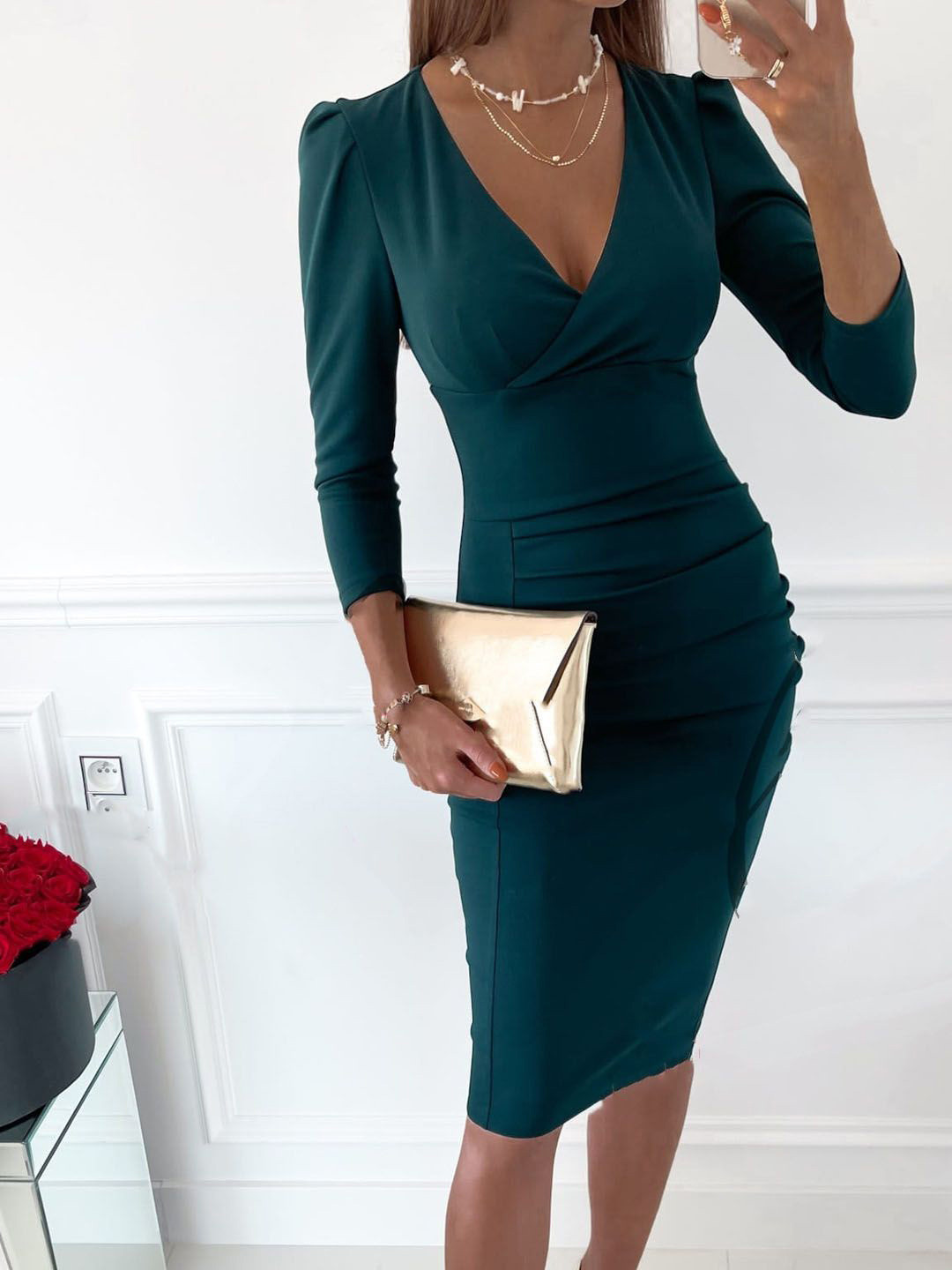 

StyleCast Women Bodycon Dress, Green