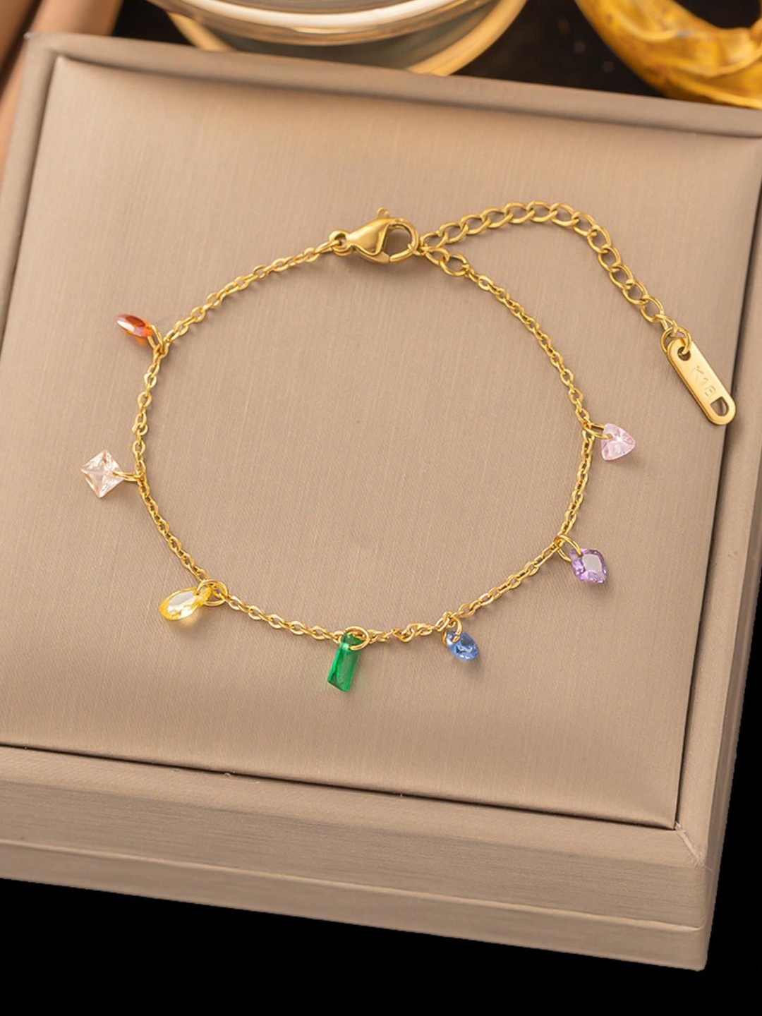 

MYKI Gold-Plated Stainless Steel Wraparound Bracelet