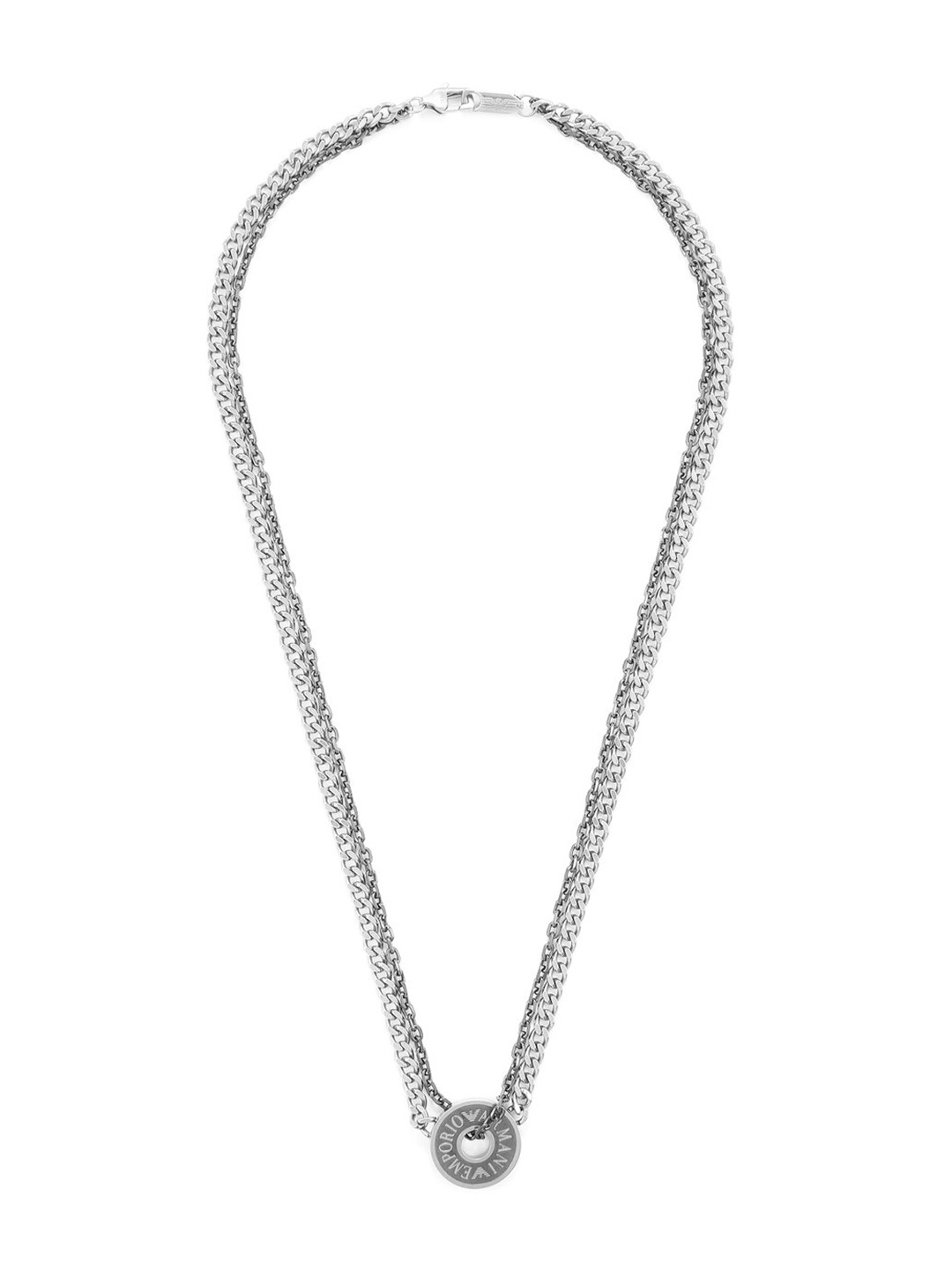 

Emporio Armani Men Stainless Steel Necklace, Silver