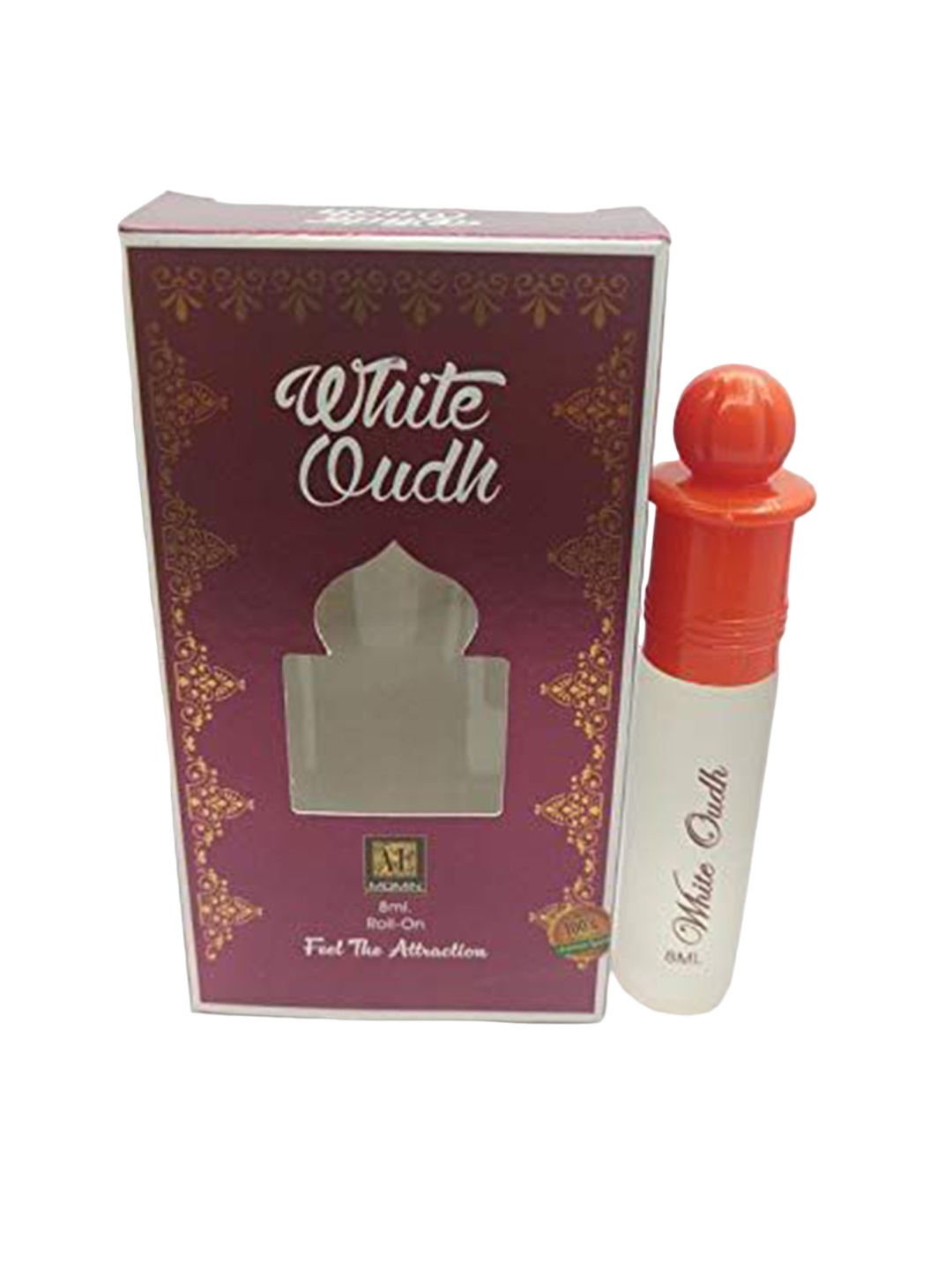 

RAVIOUR LIFESTYLE 100% Pure White Oudh Floral Roll On Attar - 8 ml, Transparent